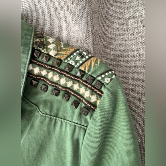 Vintage Spell Panther Olive Green Jacket - Picture 9 of 11